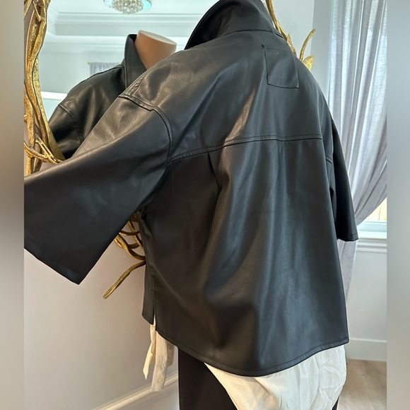 VIGOSS button down pleather jacket - Picture 7 of 15